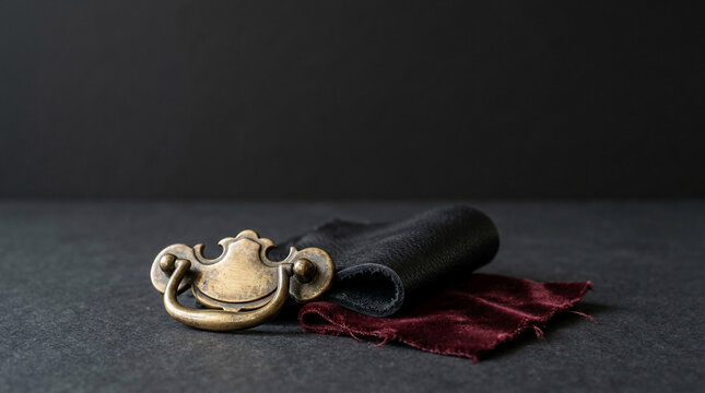 Discover the opulent charm of a vintage brass handle, ideal for a black friday luxury home decor project, enhancing elegance and craftsmanship with a touch of antique allure