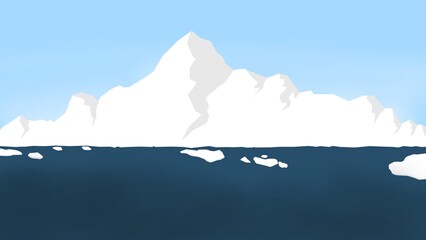 iceberg in antarctica © Ivaan