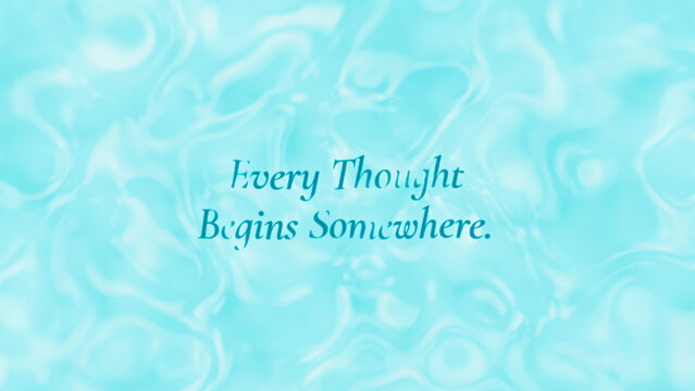 Water Serif Typing Text