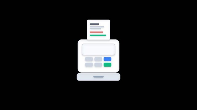 Cash Register Machine Printing Paper Bill Receipt