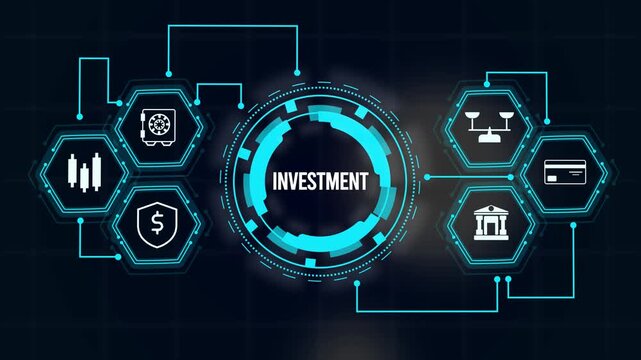 Financial investment growth and capital funding strategy concept