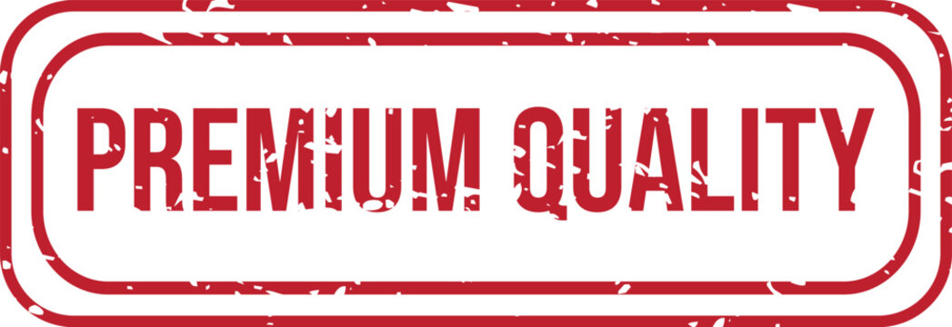 Premium quality stamp illustration red white distressed texture vintage style design