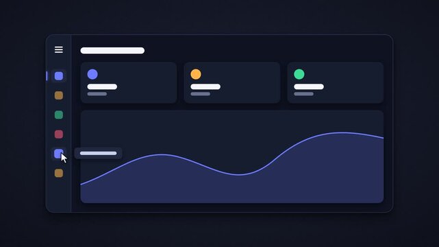 Dashboard Sidebar Collapsing Into Icon Rail