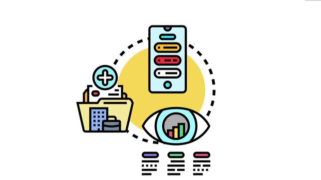 Purposeful company focusing on objective achievement. Business strategy planning. And target goal setting. Integrating data analysis. Task management. And communication for effective project execution