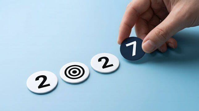 Hand placing a blue seven tile alongside numbered white tiles