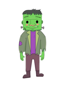 funny cartoon zombie