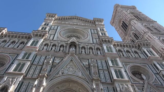 Florence, Italy, seen from below.