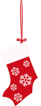 Christmas Stocking ,Vector Illustration