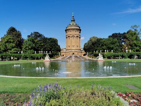 Der Wasserturm in Mannheim