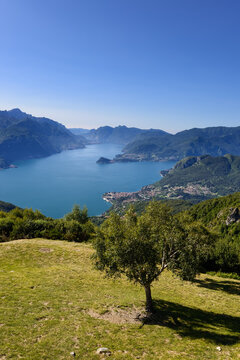 View from Rifugio Menaggio to Menaggio (right-hand side)