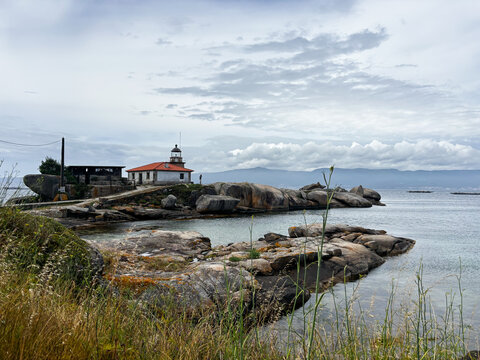 Beautiful Coastal Views of A Illa de Arousa, Galicia, Spain