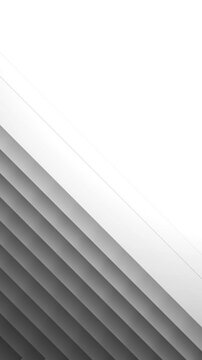 Vertical video: Camera panning sending diagonal slats sliding into center, revealing contrast