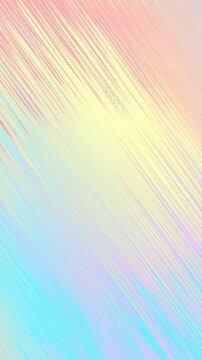 Vertical video: Playback starting pastel diagonal streaks sliding and glowing, shifting toward cyan