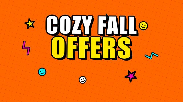 Fun, hand-drawn pop art doodles pop up in vibrant flat colors while the headline text bounces with exaggerated elastic squash-and-stretch. Overall obj.