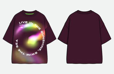 Fototapeta na wymiar Cool Graphic T-Shirt Designs for Boys and Men Streetwear