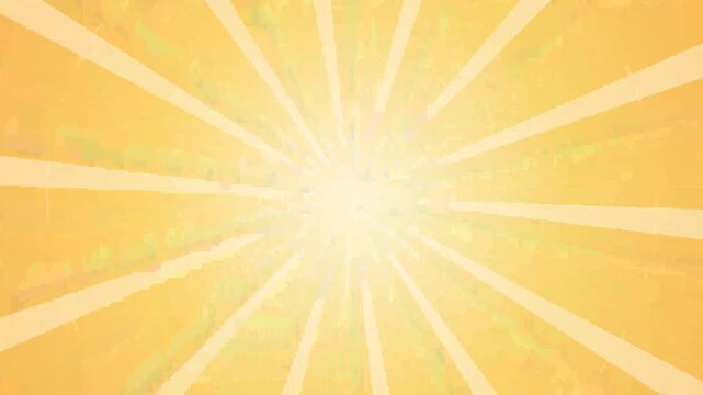 Sunburst pattern radiating from center with soft orange shades representing energy and motion to inspire creativity during summer projects because this aesthetic adds warmth to any visual