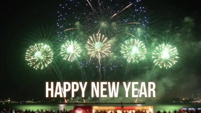 happy new year fireworks
