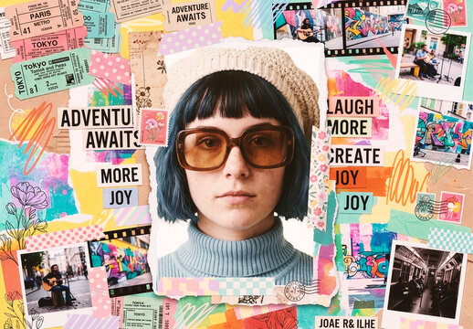 Paper Collage Photo Effect