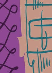Abstract image for printing - digital painting. The picture is painted by hand on a tablet. © neurostructure