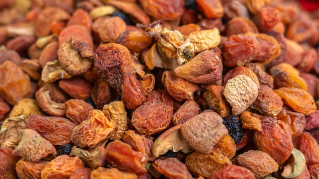 Dried apples dried apricots prunes