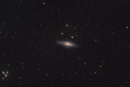 NGC 7331 in Pegasus constellation and its supernova SN2026aaiv, taken with amateur telescope.