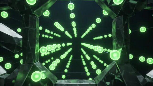 Lithium Ions M O V In G T H R O U G H Battery Cells I L L U S T R At E D 3D Animation
