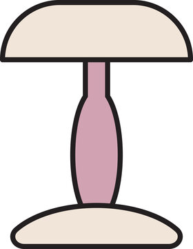 bedside lamp icon
