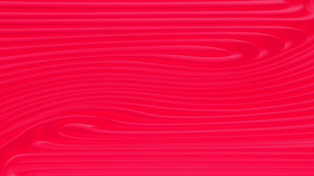 Red wavy line pattern creates a vivid abstract background with layered curves