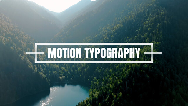 Corporate Motion Typography