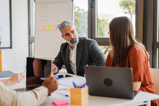 Professionals are engaging in discussions about their projects