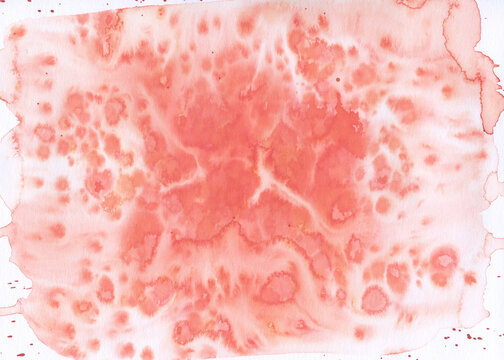 Red Watercolor Pigment Test
