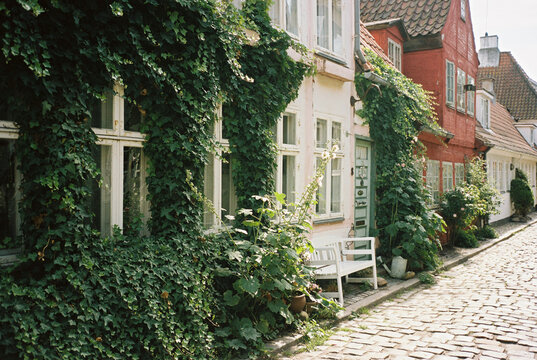 Historic street in Helsing&oslash;r