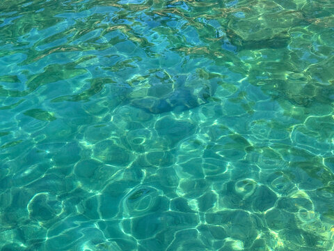 Crystal clear water Adriatic sea