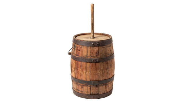 Wooden Butter Churn - Vintage Product Photography