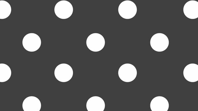Polka dot pattern on dark background