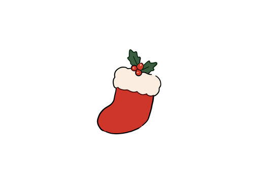 red christmas sock