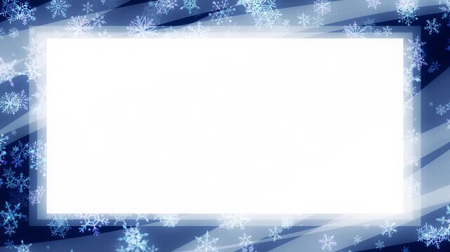 Looping snowflake background footage