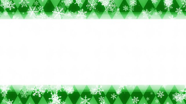 Looping snowflake background footage