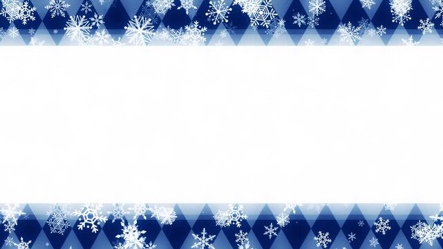Looping snowflake background footage