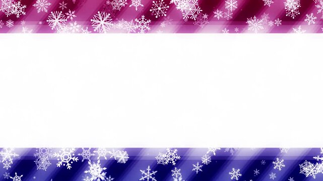 Looping snowflake background footage