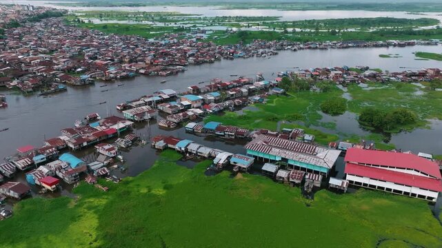 Bajo Belen Stilt Houses and Wetlands Iquitos Peru