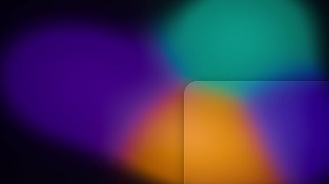 Abstract colorful gradient background with soft glowing shapes and rounded corners