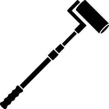 Long-Handle-Paint-Roller-Vector-Icon-For-Wall-And-Ceiling-Painting
