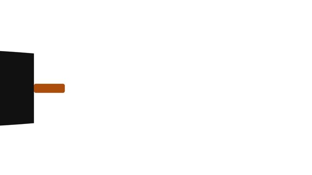 Minimalist loading bar animation with progress indicator on white background, motion