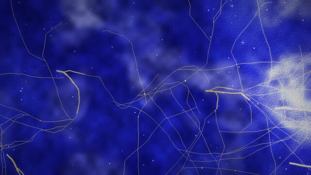 Animaci&oacute;n en bucle de lapisl&aacute;zuli con vetas doradas y luz