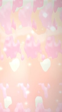 Animaci&oacute;n en bucle de cielo pastel de unicornio con nubes a la deriva