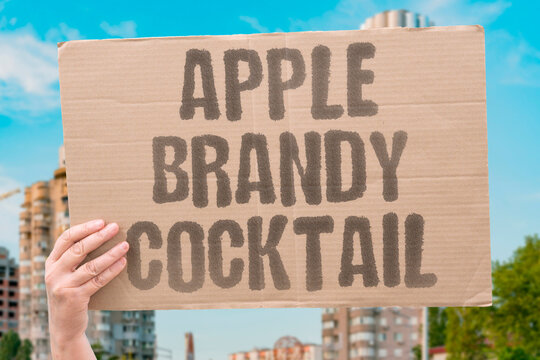 "Apple brandy cocktail" Orchard spirit mixed with bitters and citrus for cold evenings. BRANDY. APPLE. COCKTAIL. BITTERS. AUTUMN.