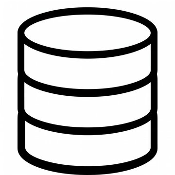 Database outline icon