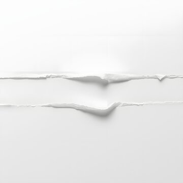 Minimalist product photography, macro shot of two parallel white cosmetic cream smears on a clean, solid white background. Smooth and rich cream texture with soft highlights