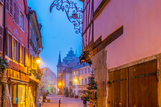 Colmar christmas decoration in France